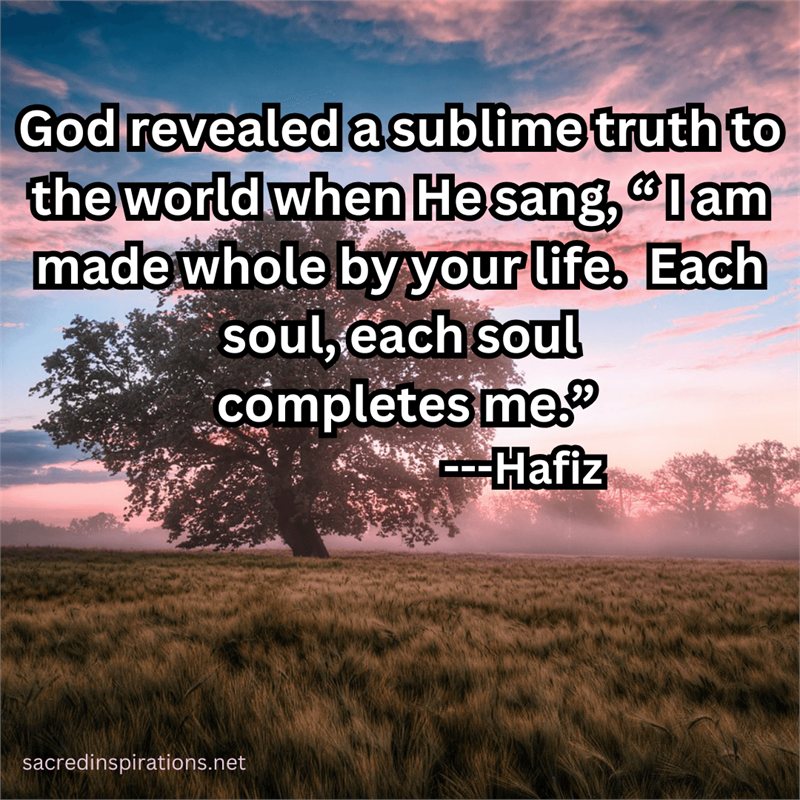 Each soul completes me