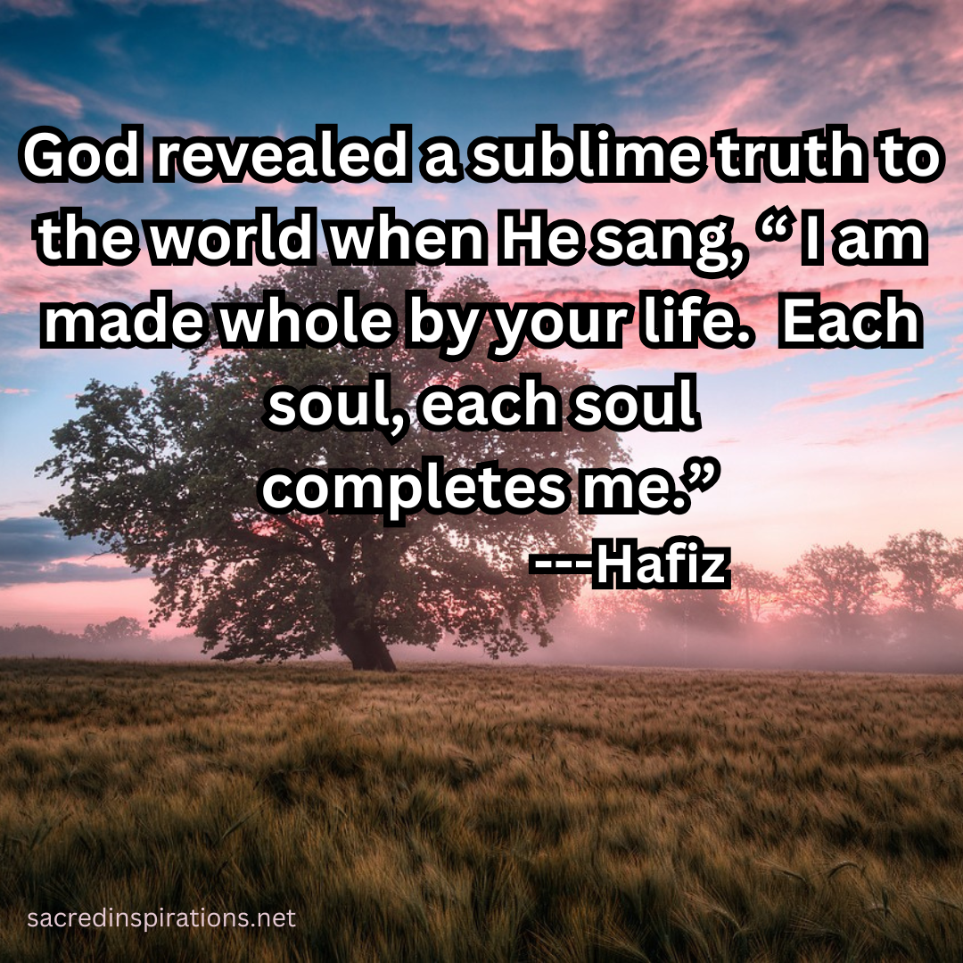 Each soul completes me