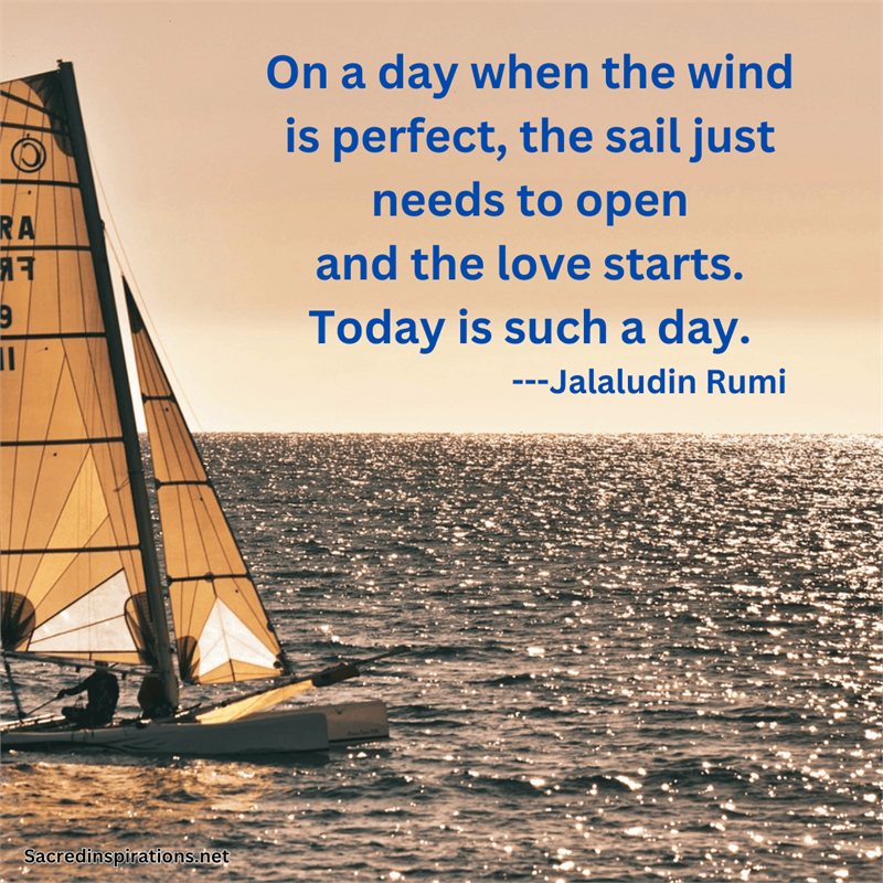 Sailing quote — Rumi